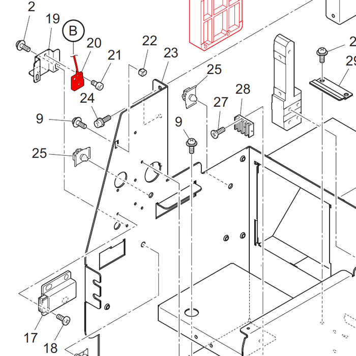 UJF Photo Sensor Assembly