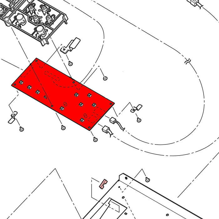 Color LCD PCB Assembly - Mimaki