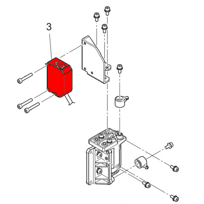 Transparent digital laser sensor Class II - 6042 MKII