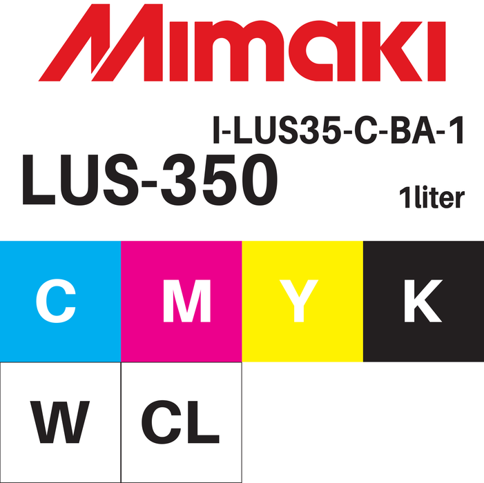 Mimaki 1Liter - UV Curable Ink Bottle - LUS-350