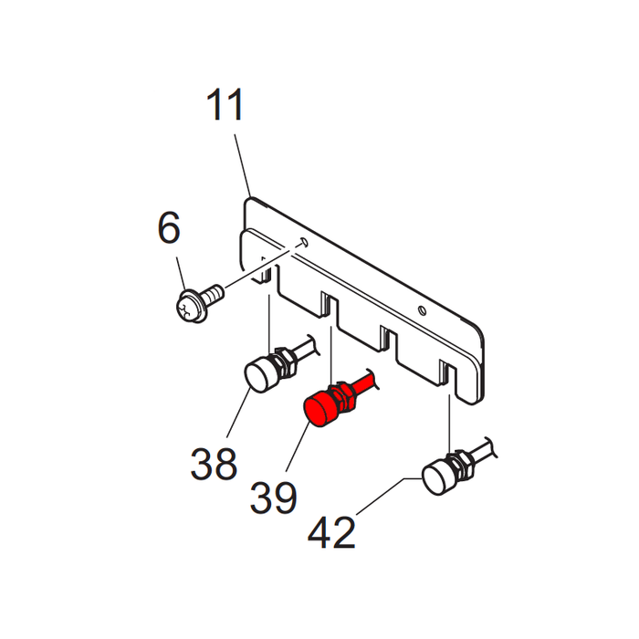 UJF Waste Ink Tube Assembly 2