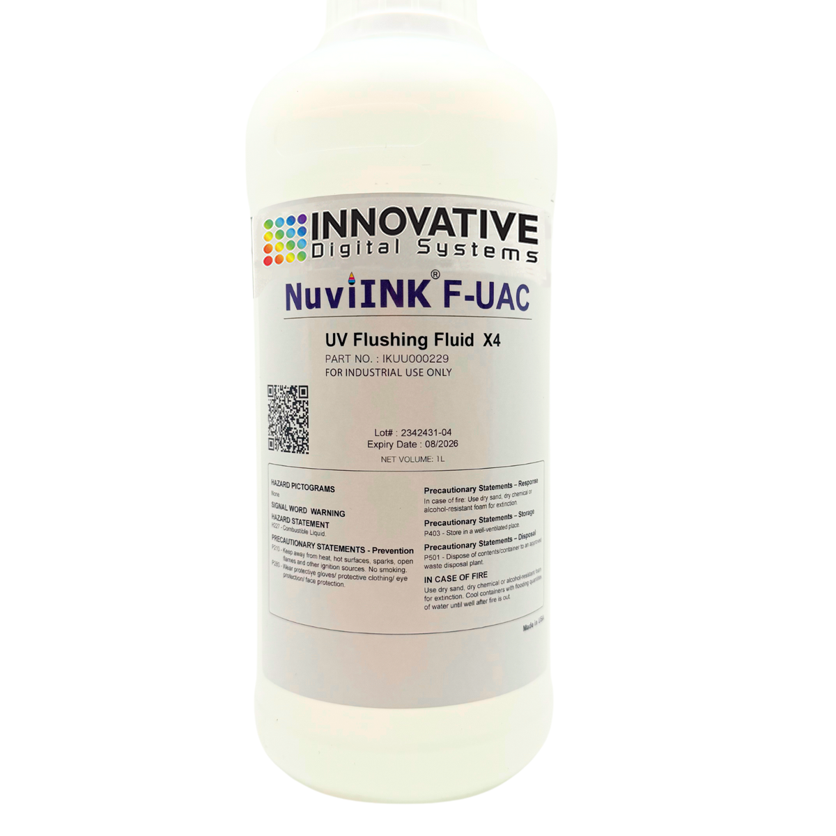 Revolution 360° Ink - UV LED Flush Solution - 1 Liter Bottle