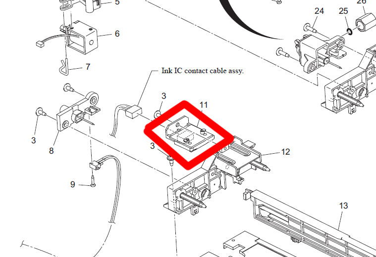 UJF Id Contact Point PCB Assembly