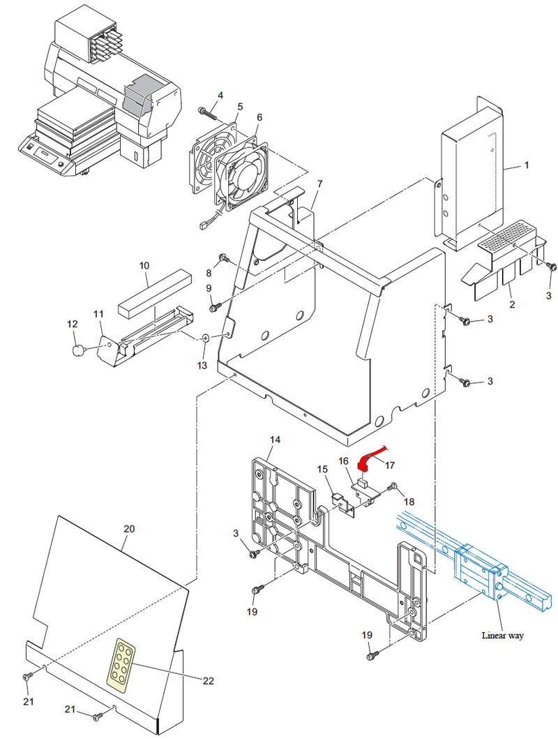 UJF Y-Origin L-ENC Cable Assembly