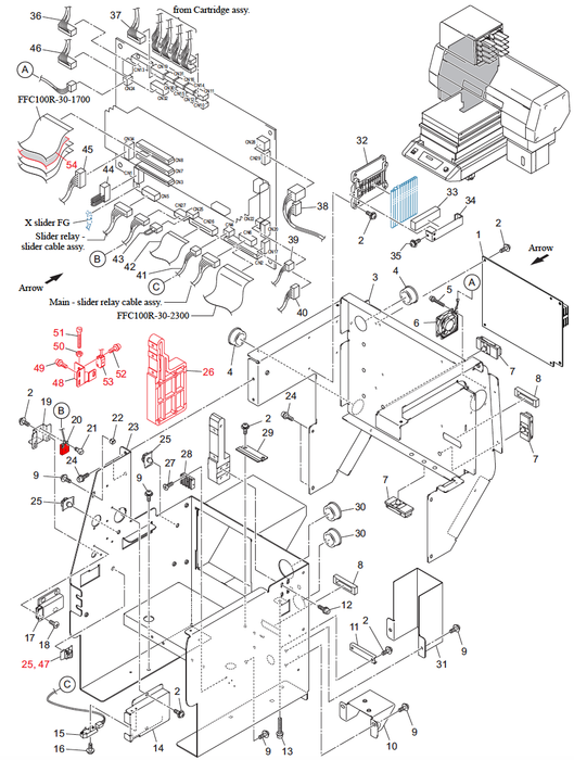 UJF Photo Sensor Assembly