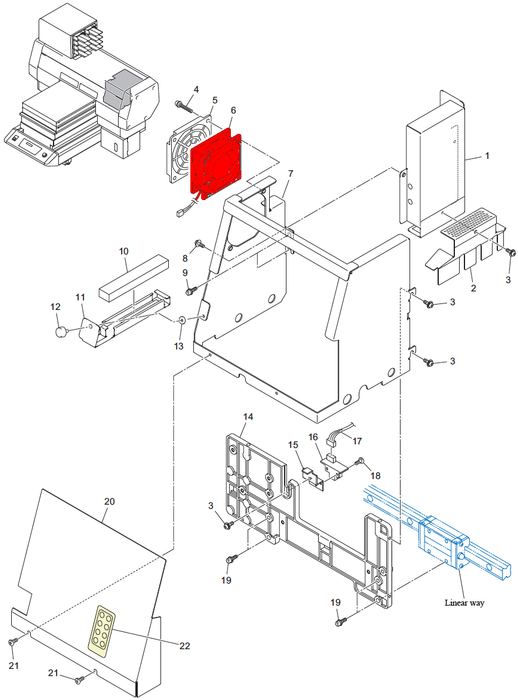 UJF Mist Absorption Fan Assembly