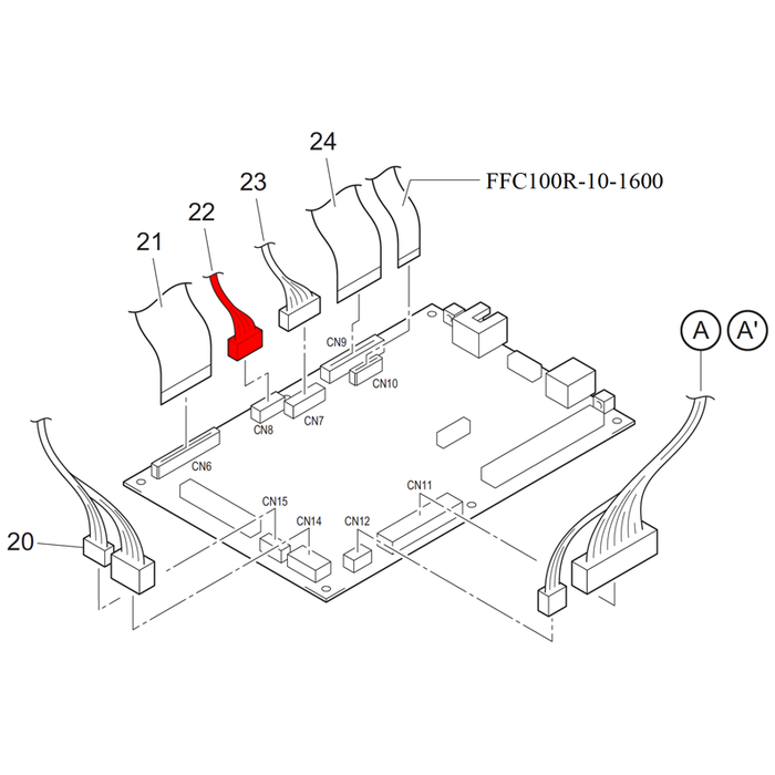 Cable Assembly 6042 Main Slider Relay