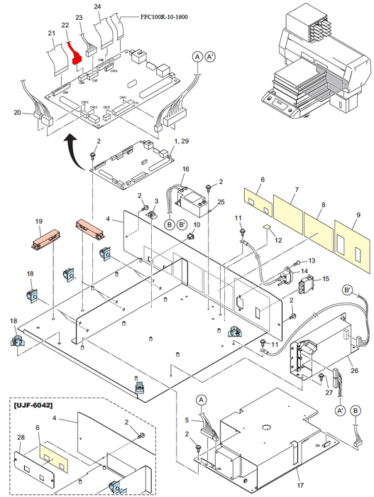 Cable Assembly 6042 Main Slider Relay