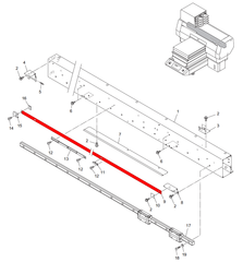 UJF Series Linear Encoder Scale 1250