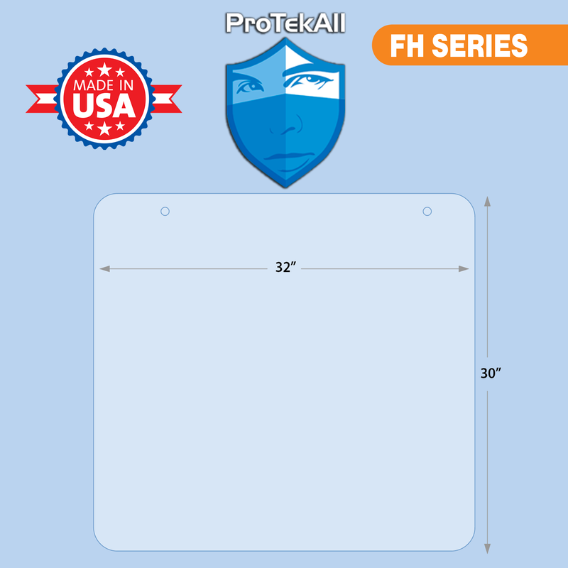 ProTekAll 1/8" Thick Acrylic Hanging Shield