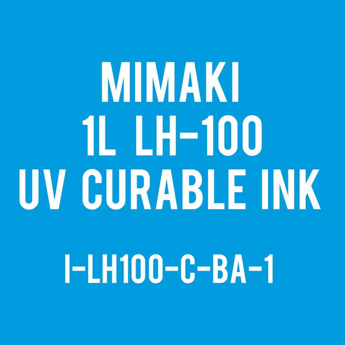 Mimaki 1Liter - UV Curable Ink Bottle - LH-100