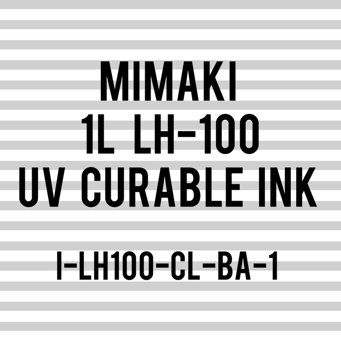 Mimaki 1Liter - UV Curable Ink Bottle - LH-100