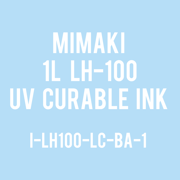 Mimaki 1Liter - UV Curable Ink Bottle - LH-100