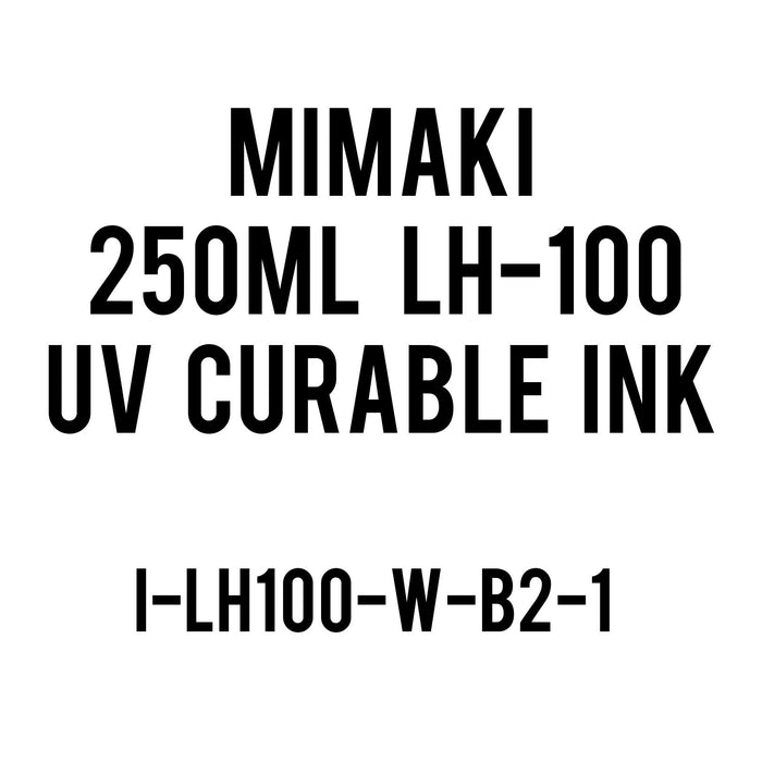 Mimaki 250mL - UV Curable Ink Bottle - LH-100