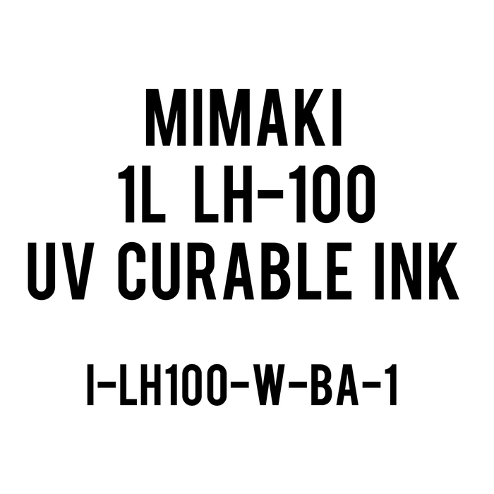Mimaki 1Liter - UV Curable Ink Bottle - LH-100