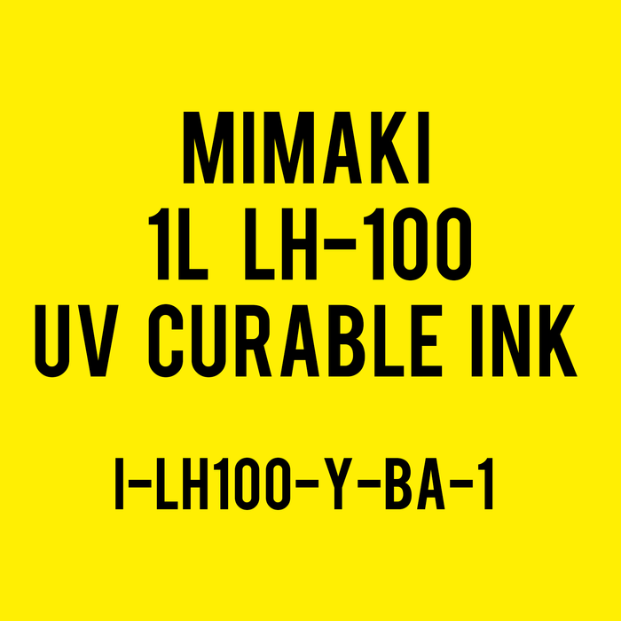 Mimaki 1Liter - UV Curable Ink Bottle - LH-100