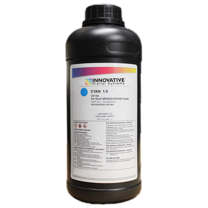 Revolution 360° Ink - UV LED Cure Ink - 1 Liter Bottles