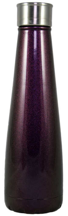 14oz Water Bottle – Purple/Rose Gold (Case)