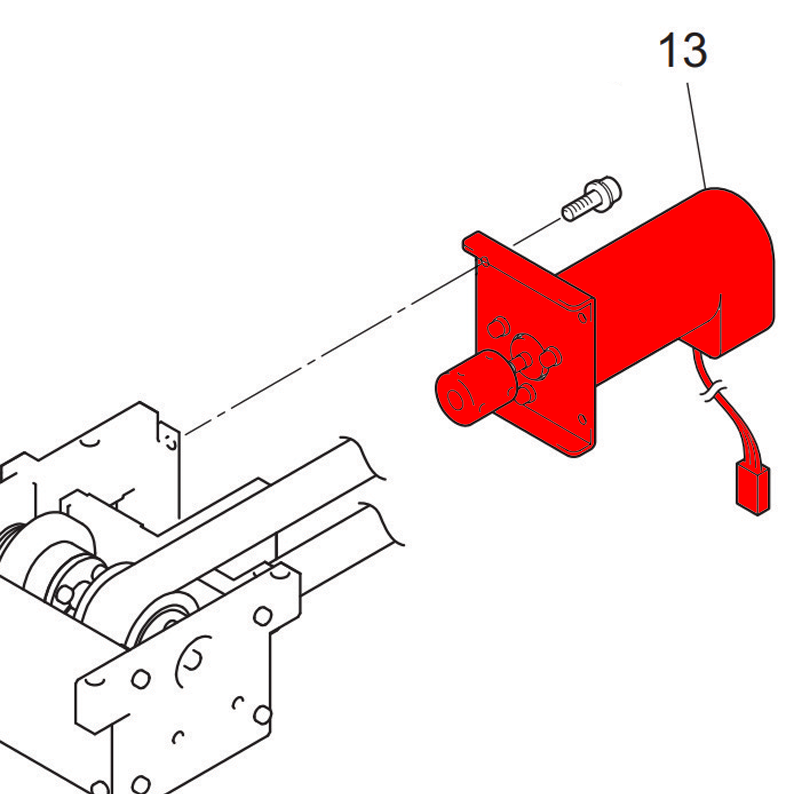 UJF Waste Ink Tube Assembly 2