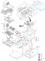 UJF Waste Ink Tube Assembly 1