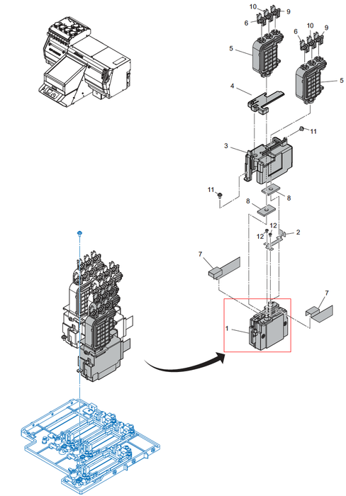 CE4 Head Assembly