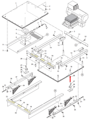 UJF Table Guide Shaft