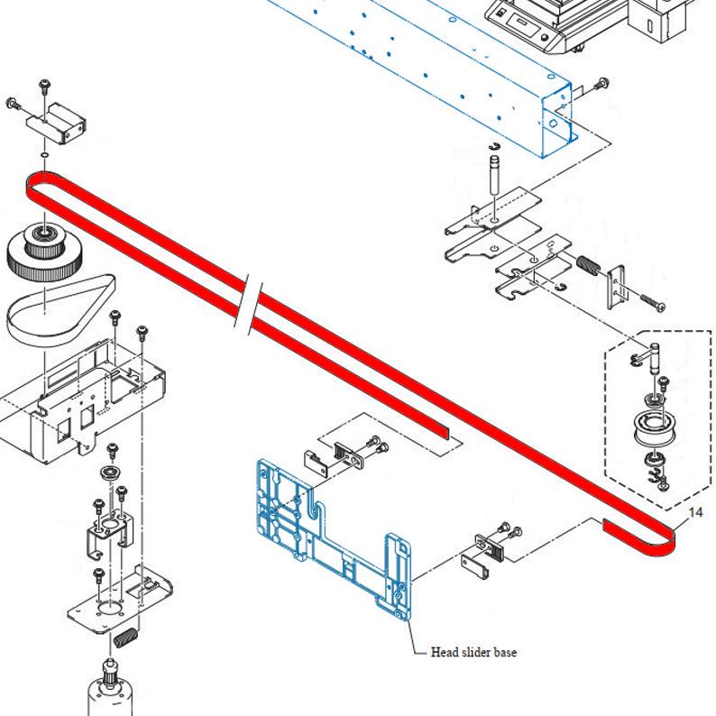 UJF Y Drive Timing Belt