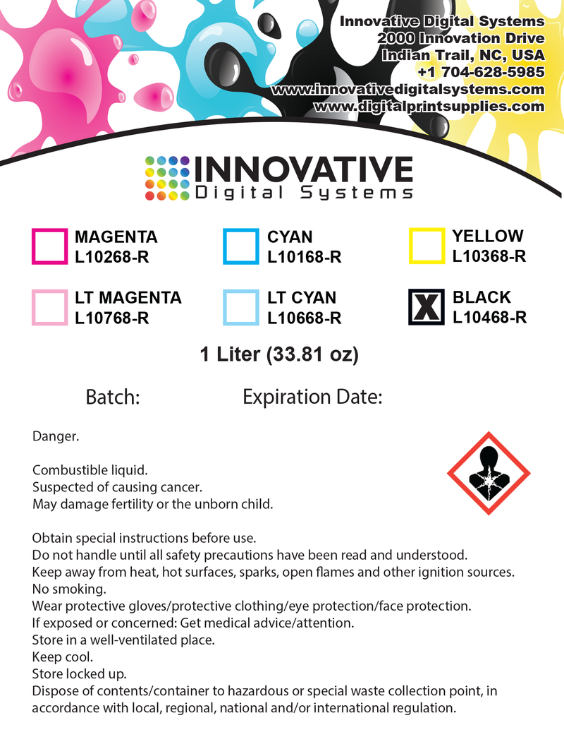IDS 1 Liter Eco-Solvent Bottle