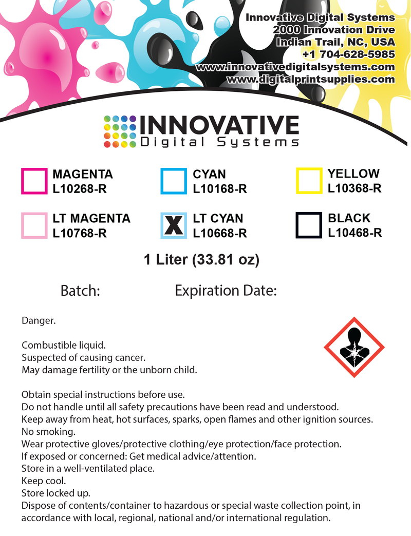 IDS 1 Liter Eco-Solvent Bottle