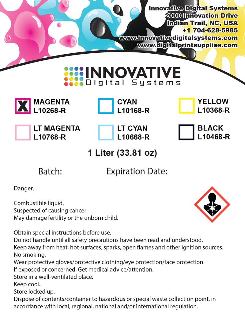 IDS 1 Liter Eco-Solvent Bottle