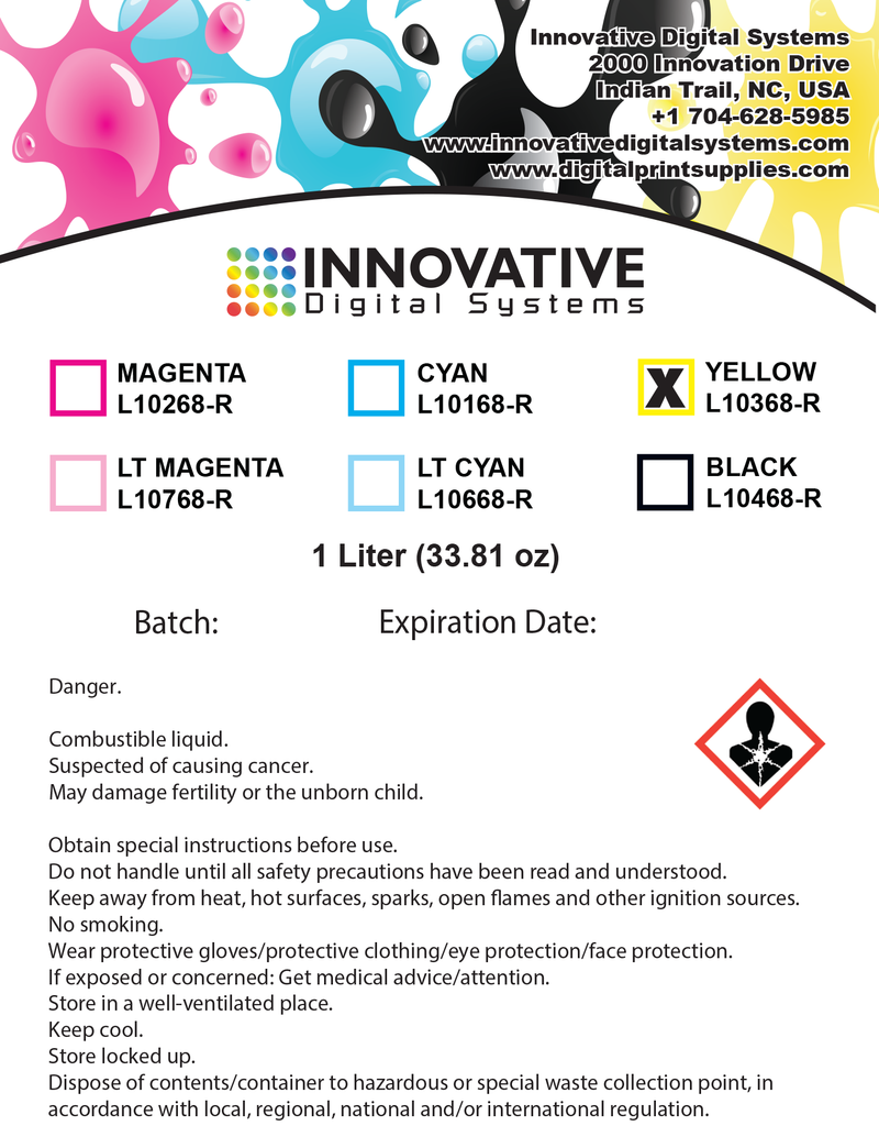 IDS 1 Liter Eco-Solvent Bottle