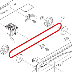 UJF Timing Belt - 40 S2M 620