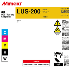 Mimaki 1L - UV Curable Ink Bottle - LUS-200