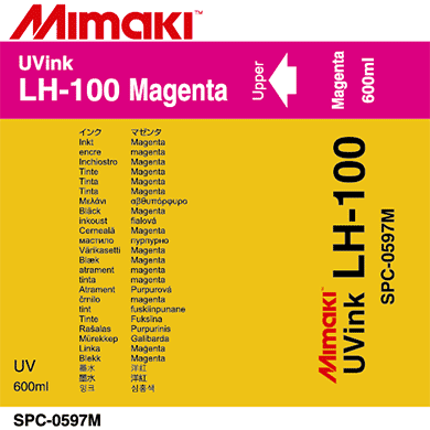 Mimaki 600mL - UV Curable Ink Pack - LH-100