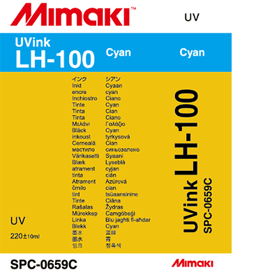 Mimaki 220mL - UV Curable Ink Cartridge - LH-100