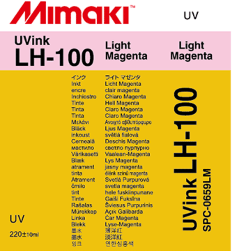 Mimaki 220mL - UV Curable Ink Cartridge - LH-100
