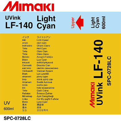 Mimaki 600mL - Curable UV ink Packs - LF-140