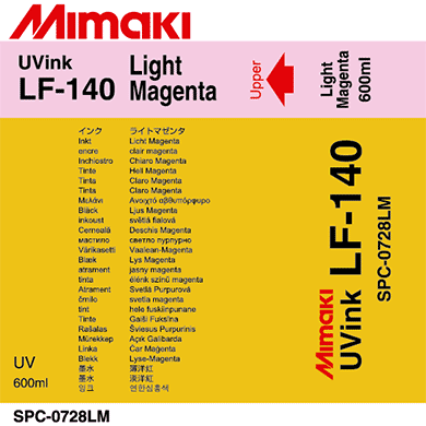 Mimaki 600mL - Curable UV ink Packs - LF-140