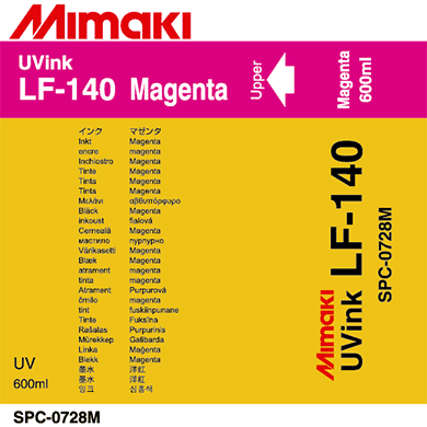 Mimaki 600mL - Curable UV ink Packs - LF-140