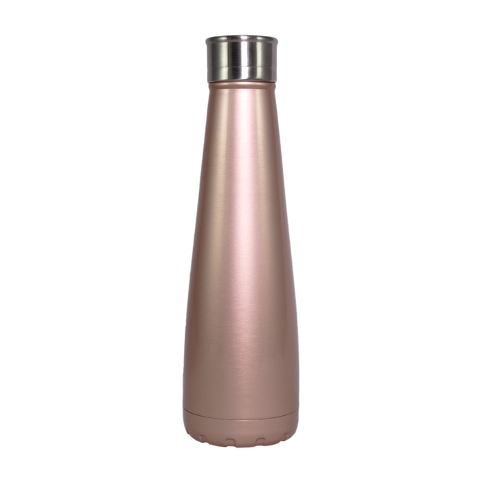 14oz Water Bottle – Purple/Rose Gold (Case)